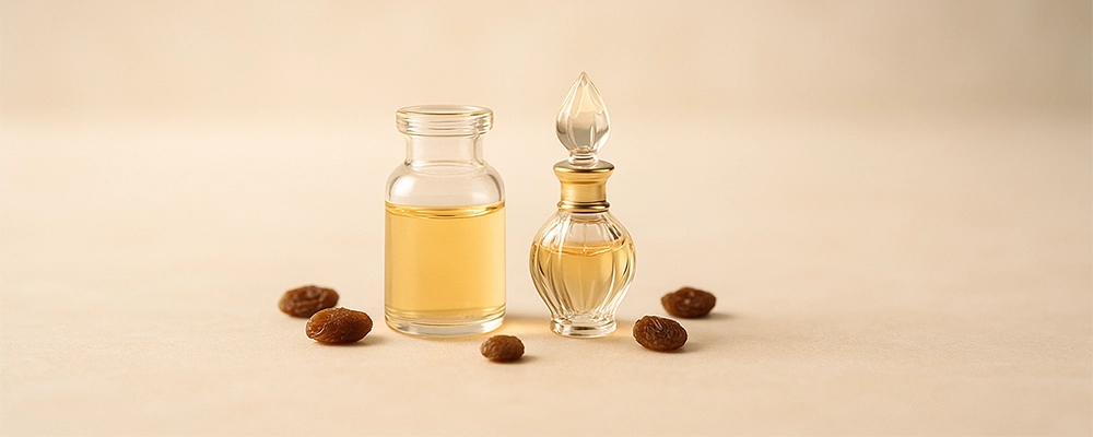 اسانس کشمش در صنعت عطرسازی